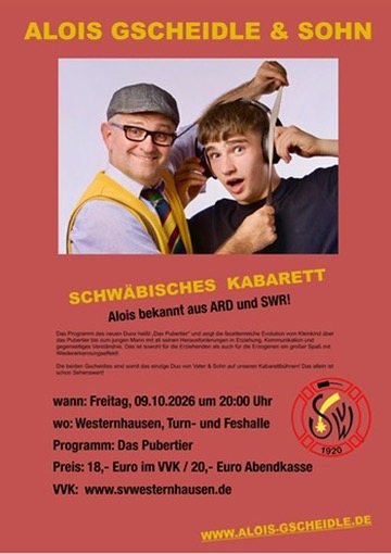 Plakat Alois Gscheidle und Sohn